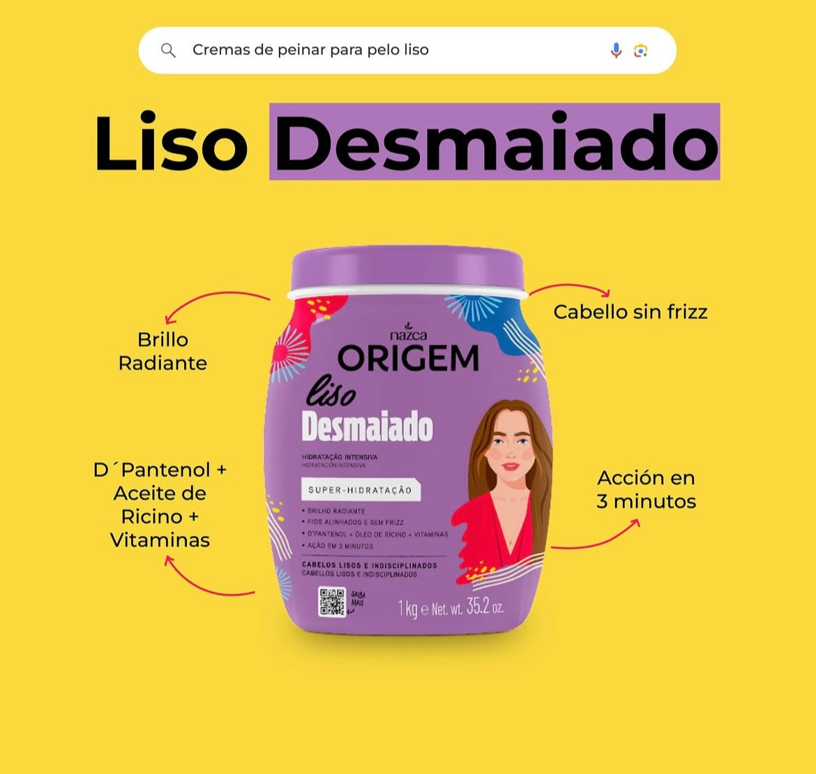 Mascarilla para cuidar el liso en tu cabello Nazca