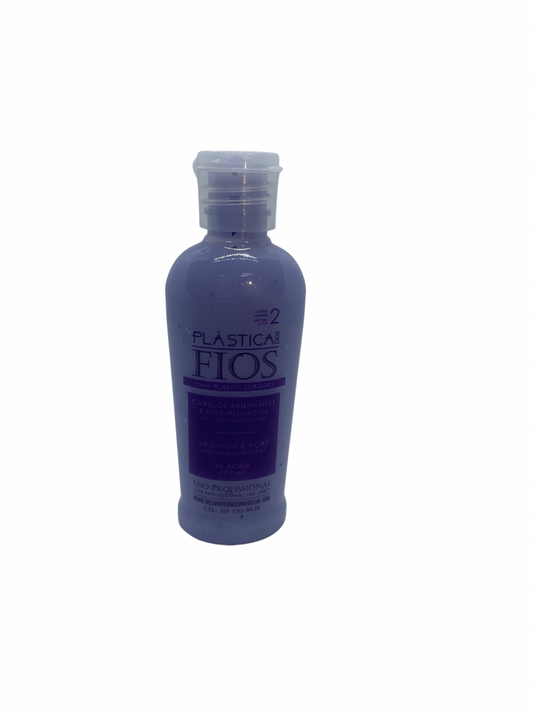 Paso 2 60 ml personal plástica dos fios