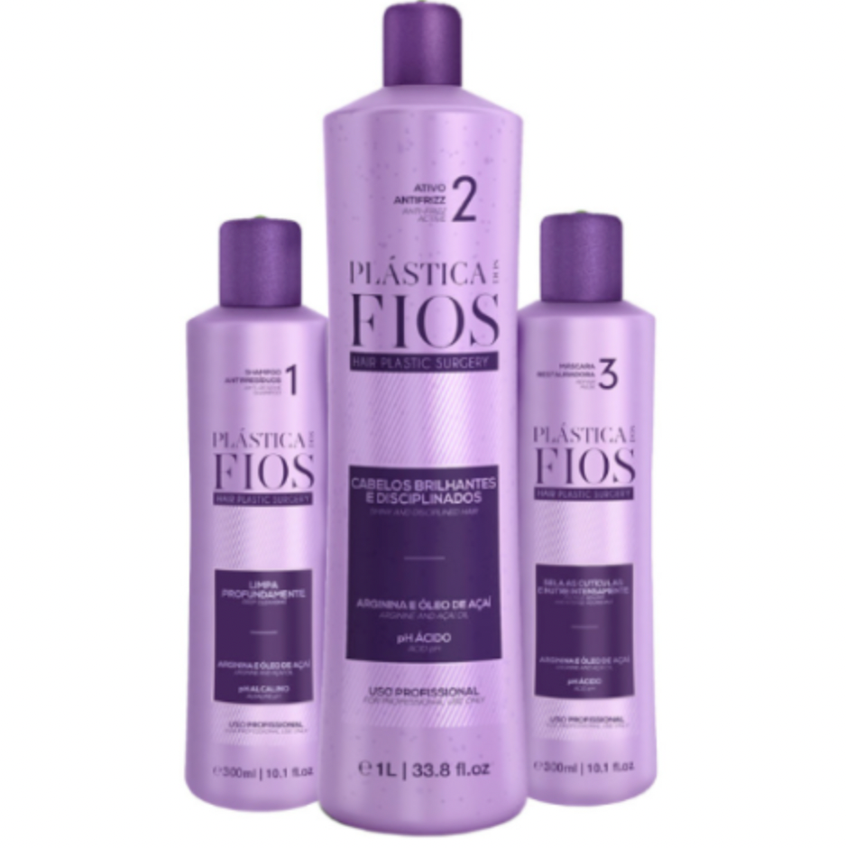 Kit 3 Pasos - Plástica dos fios
