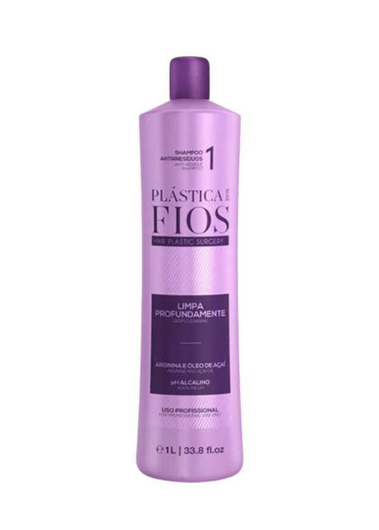 Shampoo 1L - Plástica dos fios (Paso 1)