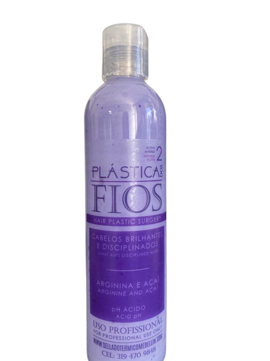 Plastica dos fios - 250 ML Paso 2
